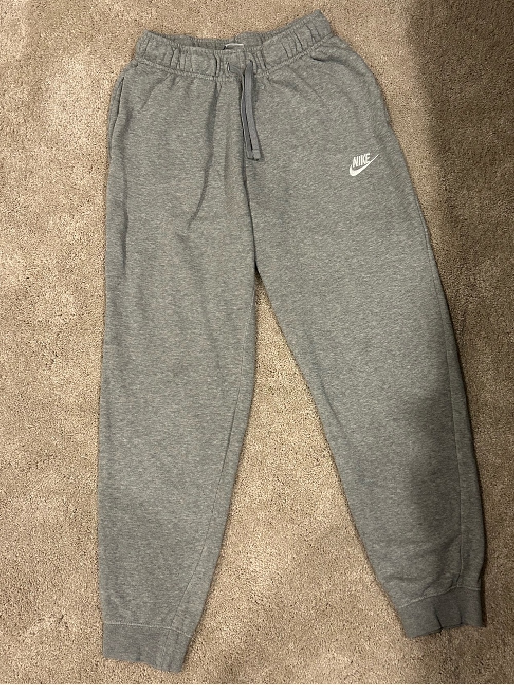 Nike Women’s Gray Sweat Fleece Joggers Size XS